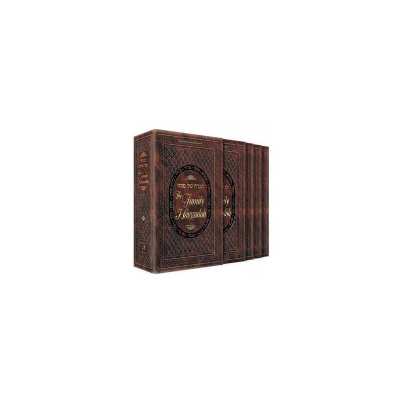 The Family Haggadah - Leatherette Eight Piece Slip | Passover | Judaic